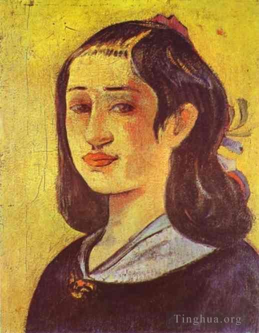 保罗·高更 的油画作品 -  《母亲的肖像》