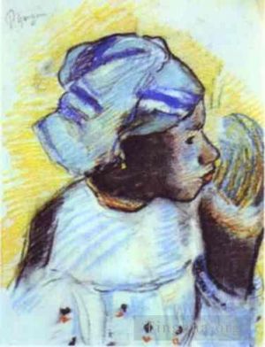 艺术家保罗·高更作品《一个黑人的头》