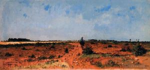 艺术家保罗·吉古作品《干旱期间杜兰斯河的一条支流》