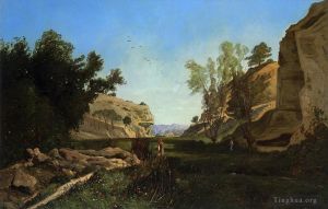艺术家保罗·吉古作品《苏尔格河畔瓦克吕兹岛的钦钦谷,(Chinchin,Valley)》