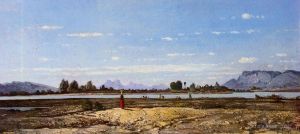 艺术家保罗·吉古作品《杜兰斯河岸景观》