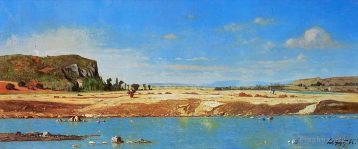 保罗·吉古 的油画作品 -  《杜兰斯银行》