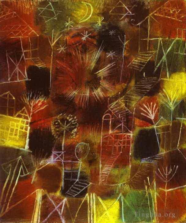 保罗·克利 的油画作品 -  《宇宙成分》