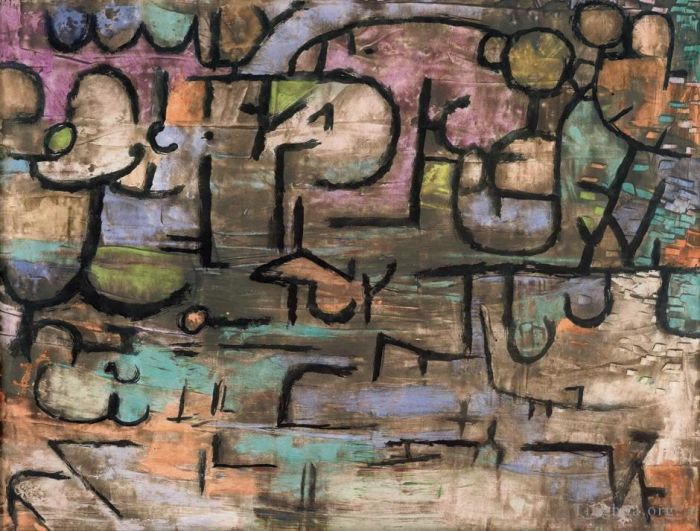 保罗·克利 的油画作品 -  《洪水过后》