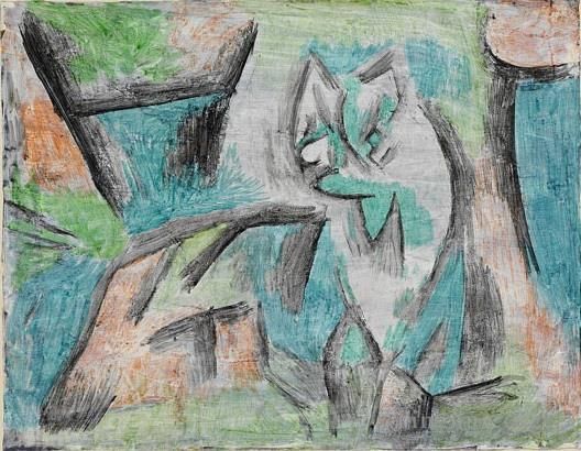 保罗·克利 的各类绘画作品 -  《猫的一种》