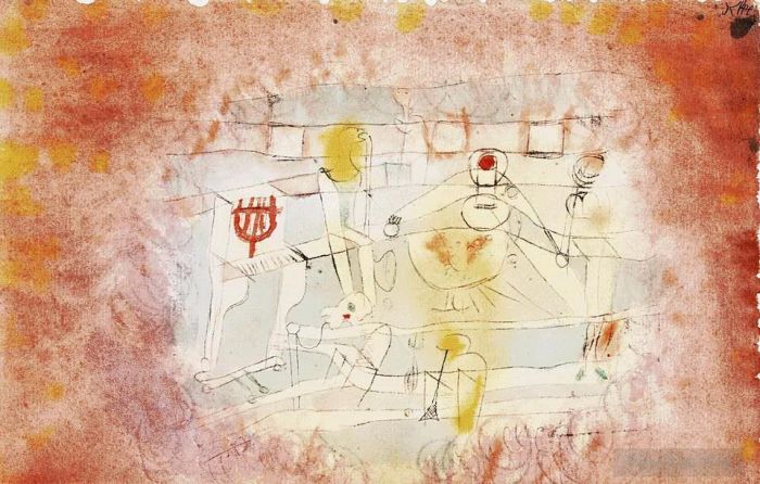 保罗·克利 的各类绘画作品 -  《坏乐队》