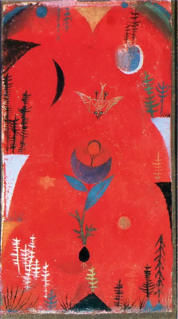 保罗·克利 的各类绘画作品 -  《花的神话》