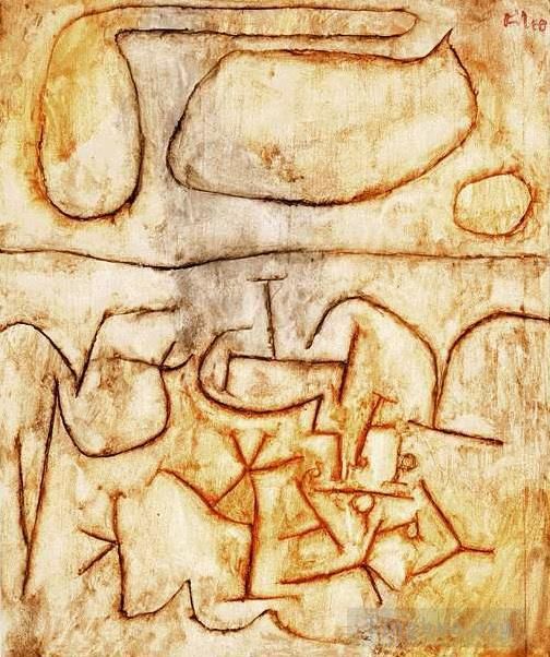 保罗·克利 的各类绘画作品 -  《历史之地》