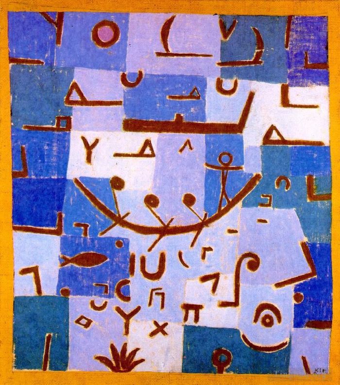 保罗·克利 的各类绘画作品 -  《尼罗河传说,193表现主义,包豪斯,超现实主义》