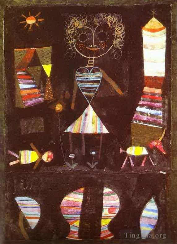 保罗·克利 的各类绘画作品 -  《木偶剧》