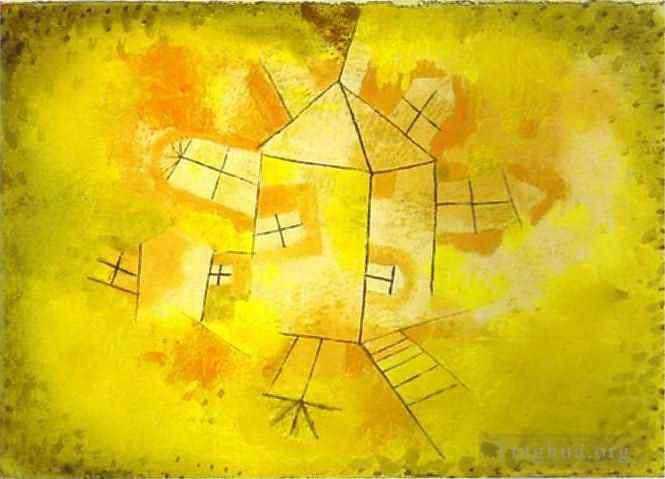 保罗·克利 的各类绘画作品 -  《旋转屋》