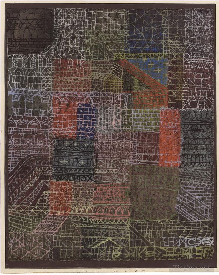 保罗·克利 的各类绘画作品 -  《结构二》