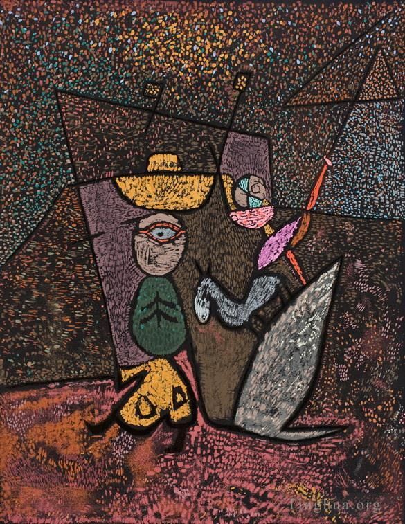 保罗·克利 的各类绘画作品 -  《旅行马戏团》