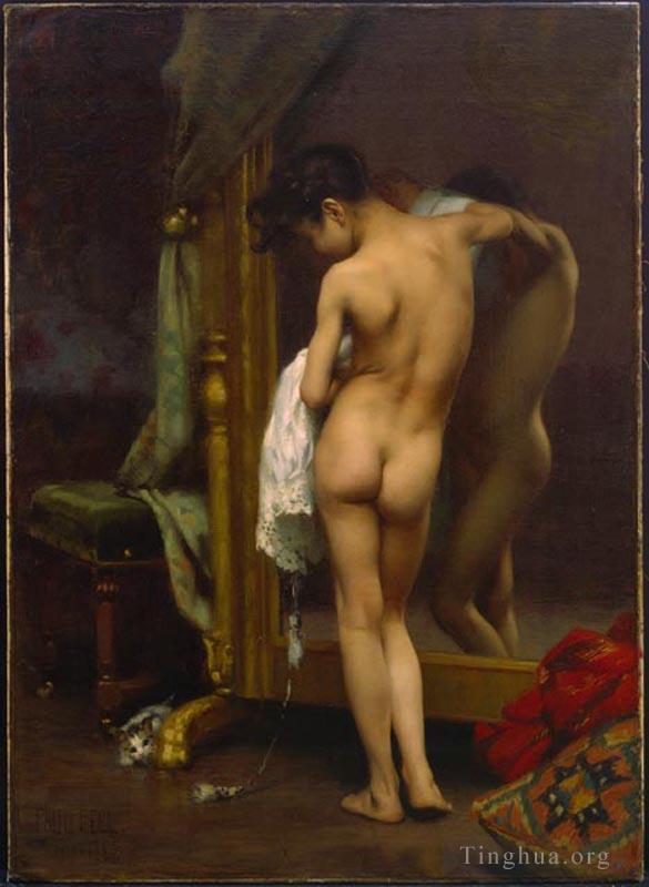 保罗·皮尔作品《威尼斯沐浴者裸体画家保罗·皮尔》