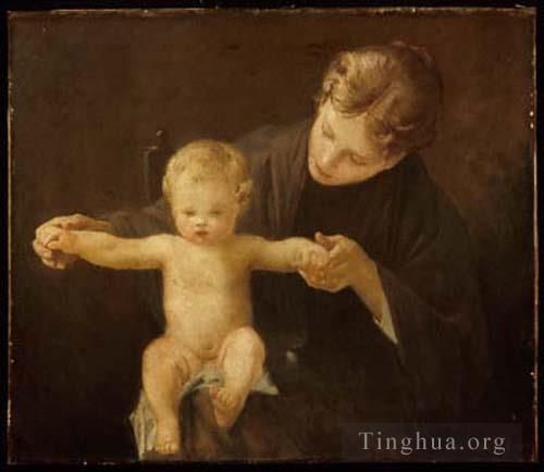 保罗·皮尔 的油画作品 -  《母子1888》