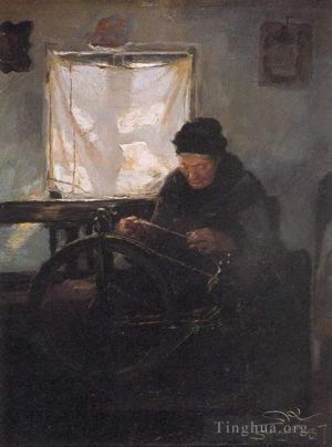 艺术家佩德·塞韦林·克罗作品《安西亚娜·拉·鲁埃卡,1887》