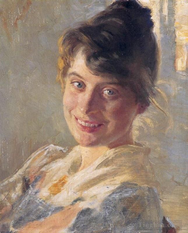 佩德·塞韦林·克罗 的油画作品 -  《玛丽·克罗耶,1890》