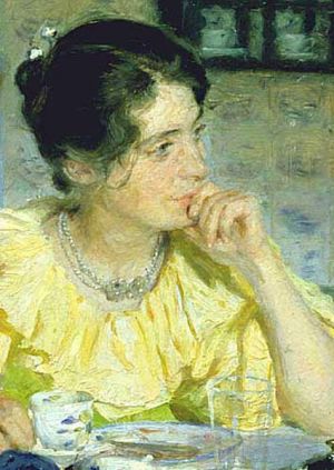 艺术家佩德·塞韦林·克罗作品《玛丽·克罗耶,1893》