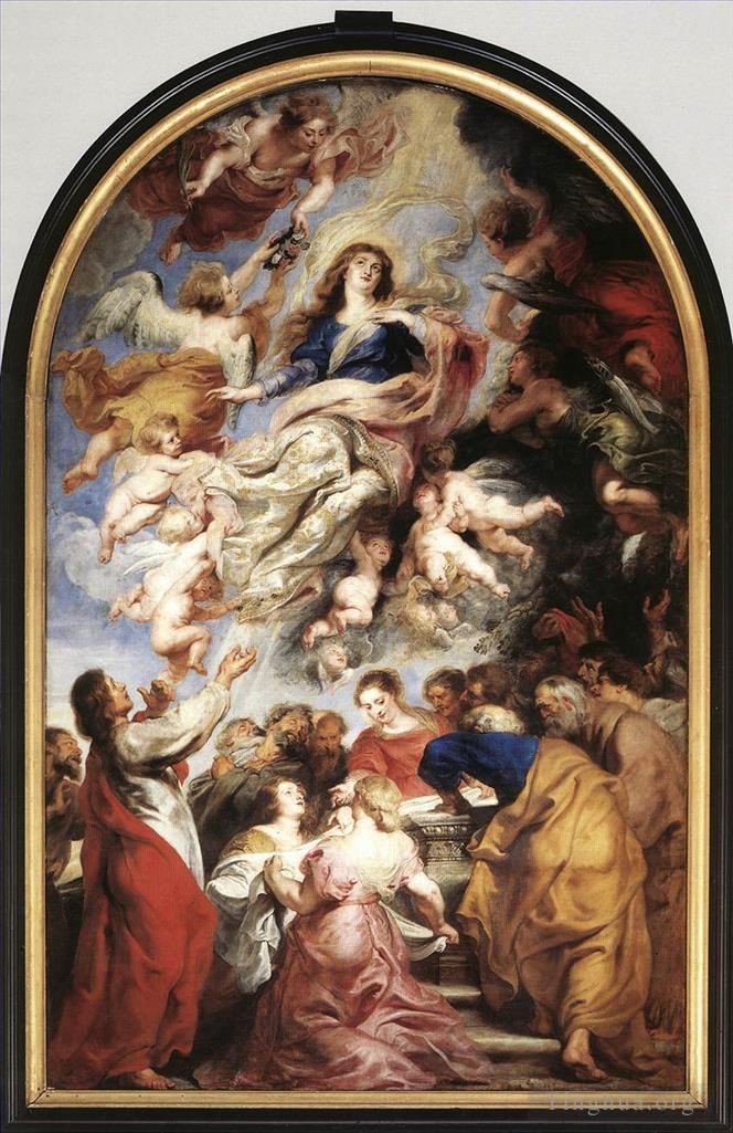 彼得·保罗·鲁本斯 的油画作品 -  《圣母升天,1626》