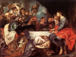 艺术家彼得·保罗·鲁本斯作品《法利赛人西门的基督》