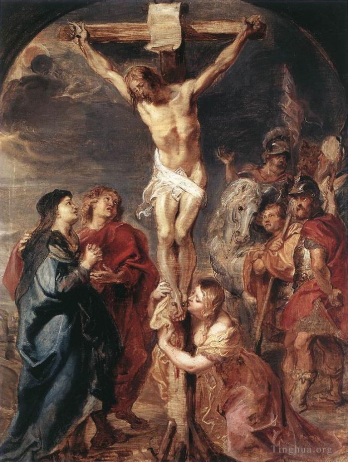 彼得·保罗·鲁本斯 的油画作品 -  《十字架上的基督,1627》