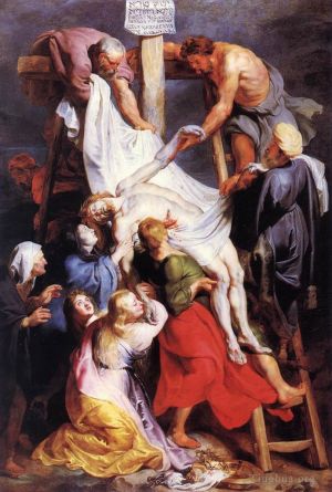 艺术家彼得·保罗·鲁本斯作品《十字架后裔,1616》