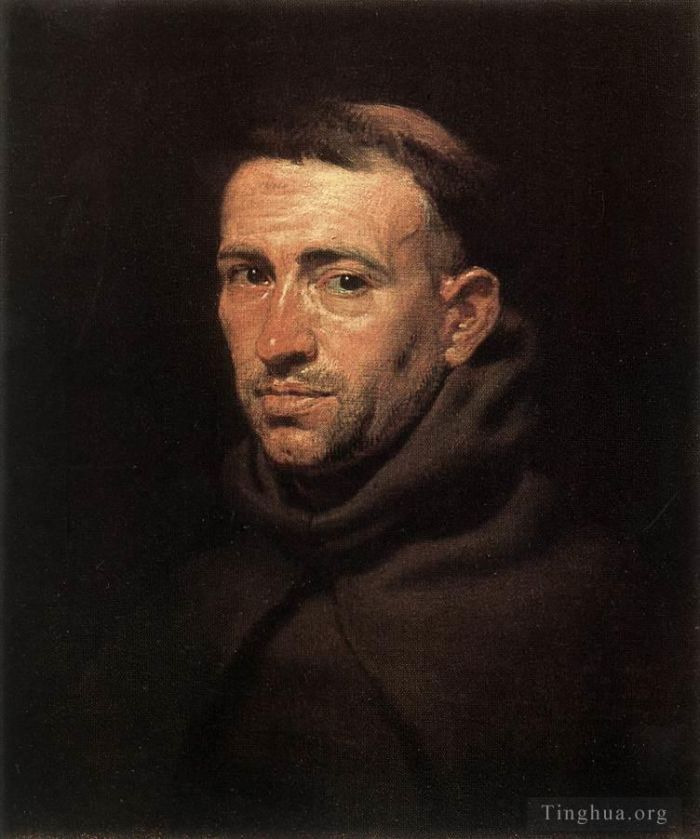 彼得·保罗·鲁本斯 的油画作品 -  《方济会修士的头》