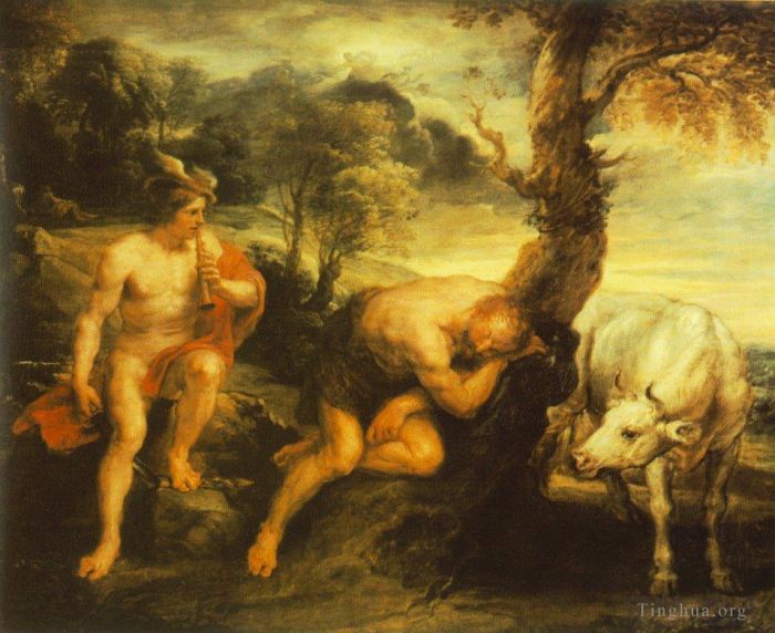 彼得·保罗·鲁本斯 的油画作品 -  《水星和阿古斯》