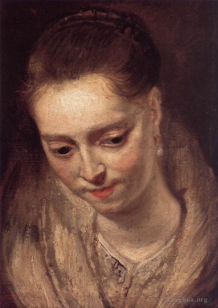 彼得·保罗·鲁本斯 的油画作品 -  《一个女人的肖像》