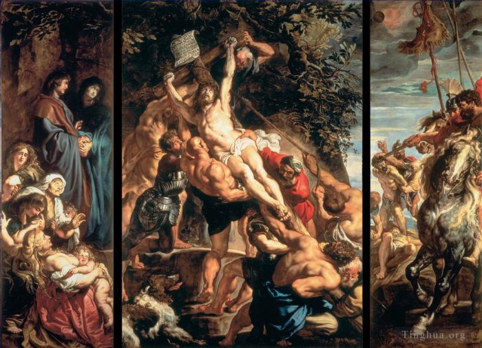 彼得·保罗·鲁本斯 的油画作品 -  《升起支架》
