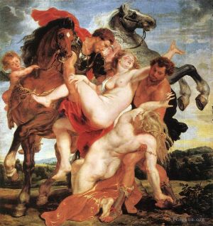 艺术家彼得·保罗·鲁本斯作品《劫夺了吕蒲西斯的女儿》