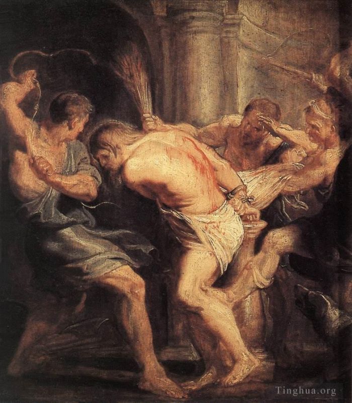 彼得·保罗·鲁本斯 的油画作品 -  《基督的鞭打》