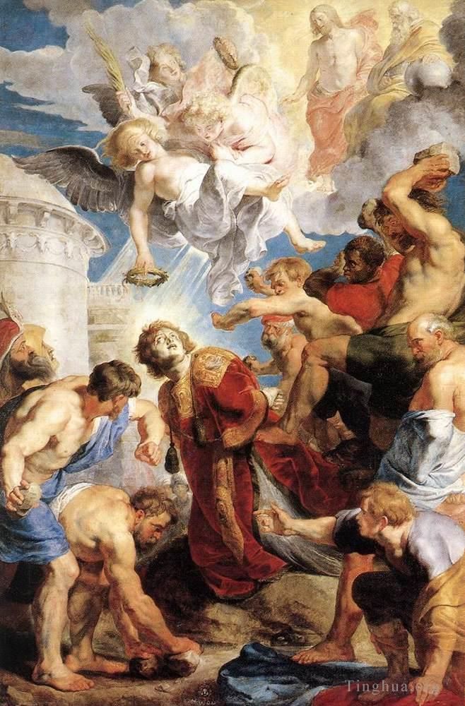 彼得·保罗·鲁本斯 的油画作品 -  《圣斯蒂芬的殉难》