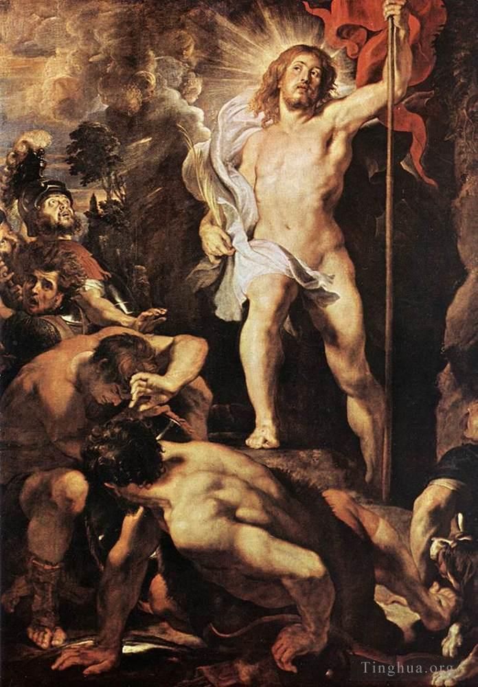 彼得·保罗·鲁本斯 的油画作品 -  《基督的复活》
