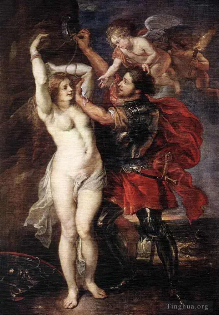 彼得·保罗·鲁本斯 的油画作品 -  《英仙座和安德洛墨达,1640》