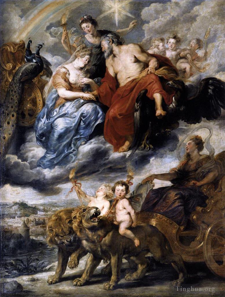 彼得·保罗·鲁本斯作品《国王与玛丽·德·美第奇于,11,月,9,日在里昂会面,1601625》