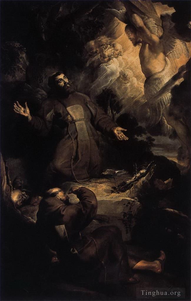 彼得·保罗·鲁本斯 的油画作品 -  《圣方济各的污名化》
