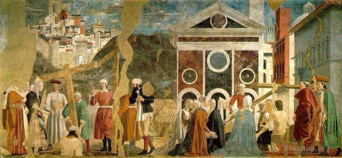皮耶罗·德拉·弗朗西斯卡 的各类绘画作品 -  《真正十字架的发现和证明》