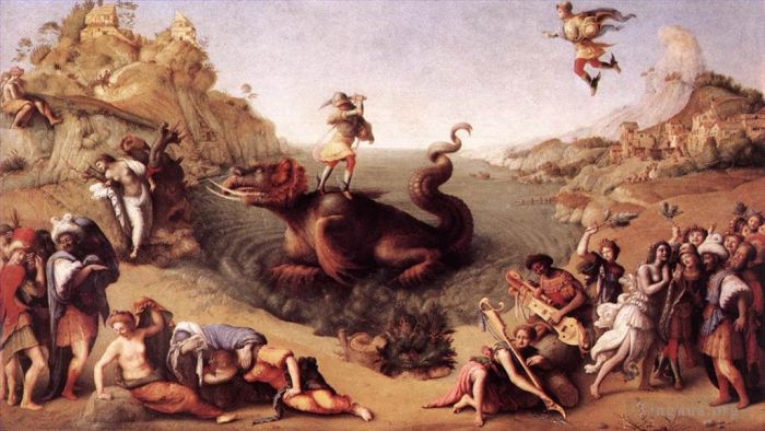 皮耶罗·迪·科西莫 的油画作品 -  《珀尔修斯释放仙女座,1515》