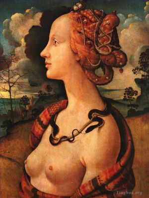 艺术家皮耶罗·迪·科西莫作品《西蒙内塔·韦斯普奇肖像,1480》