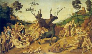 艺术家皮耶罗·迪·科西莫作品《西勒诺斯的不幸,1505》