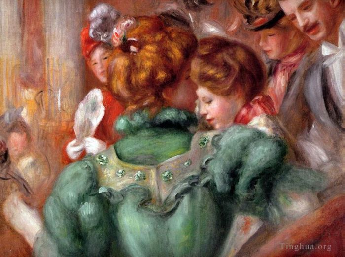 皮埃尔·奥古斯特·雷诺阿 的油画作品 -  《综艺剧院的包厢》