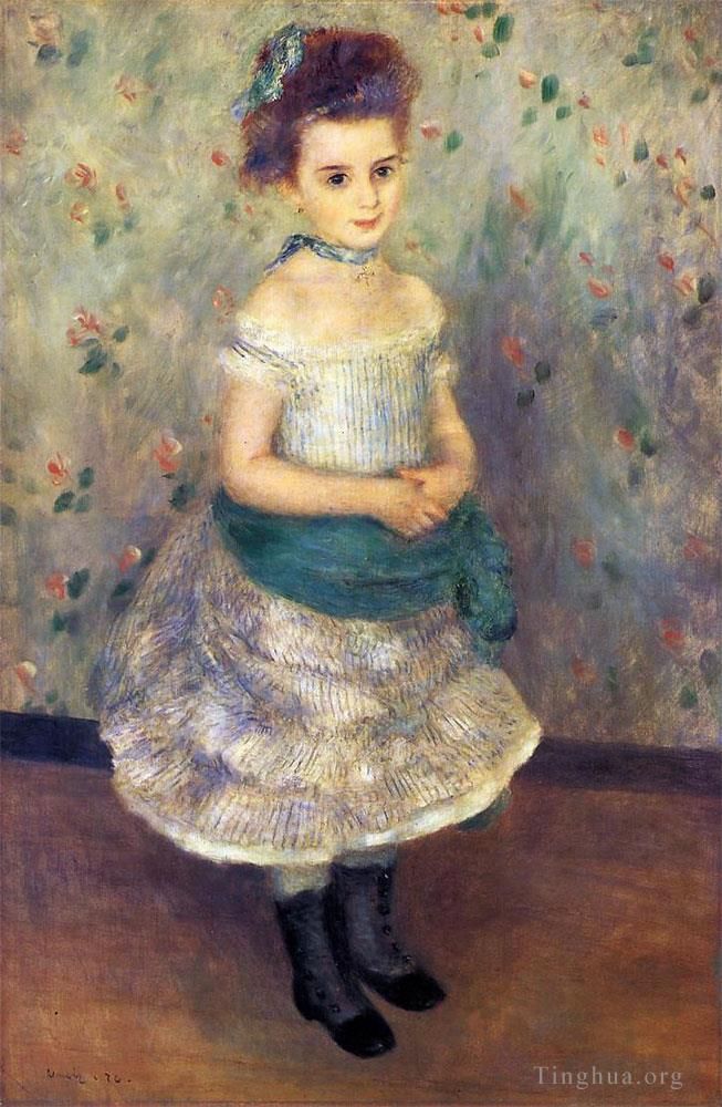 皮埃尔·奥古斯特·雷诺阿 的油画作品 -  《珍妮·杜兰德·鲁尔》
