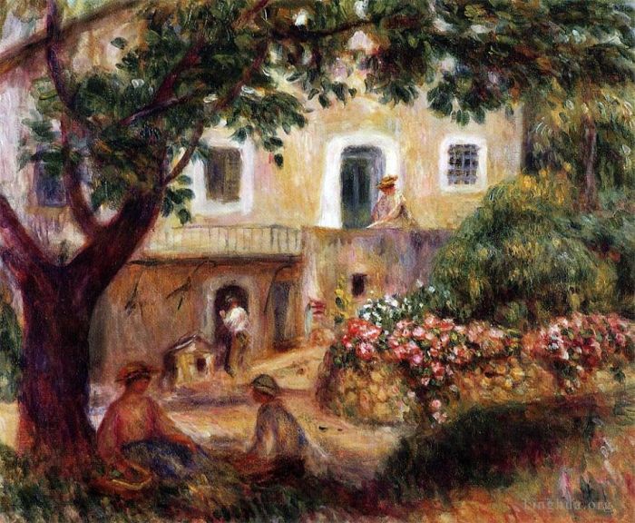 皮埃尔·奥古斯特·雷诺阿 的油画作品 -  《农场》