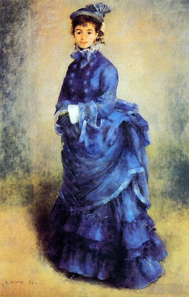 皮埃尔·奥古斯特·雷诺阿 的油画作品 -  《巴黎人》