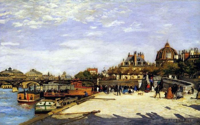 皮埃尔·奥古斯特·雷诺阿 的油画作品 -  《艺术桥》