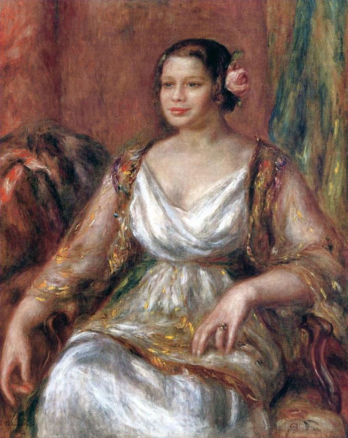 皮埃尔·奥古斯特·雷诺阿 的油画作品 -  《蒂拉·杜里厄》