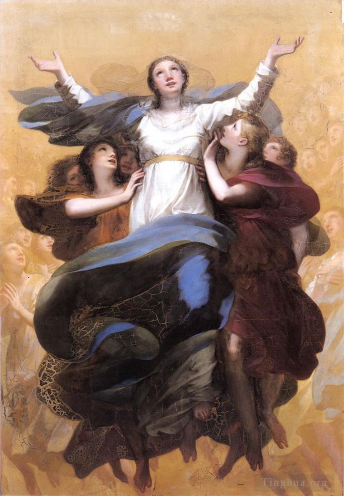 皮埃尔·保罗·普吕东 的油画作品 -  《圣母升天》