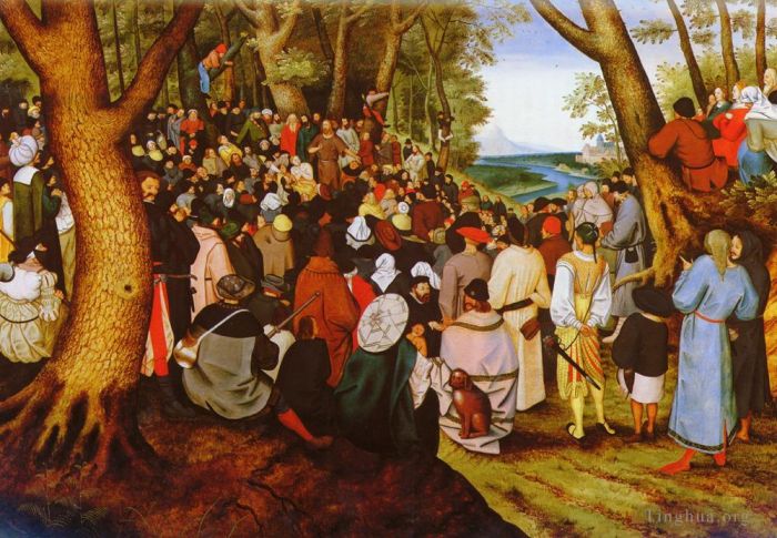 小彼得·勃鲁盖尔 的油画作品 -  《圣约翰的风景》