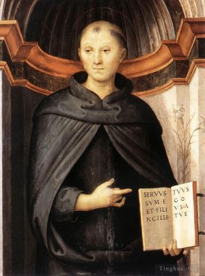 艺术家彼得·佩鲁吉诺作品《托伦蒂诺的圣尼古拉斯,1507》